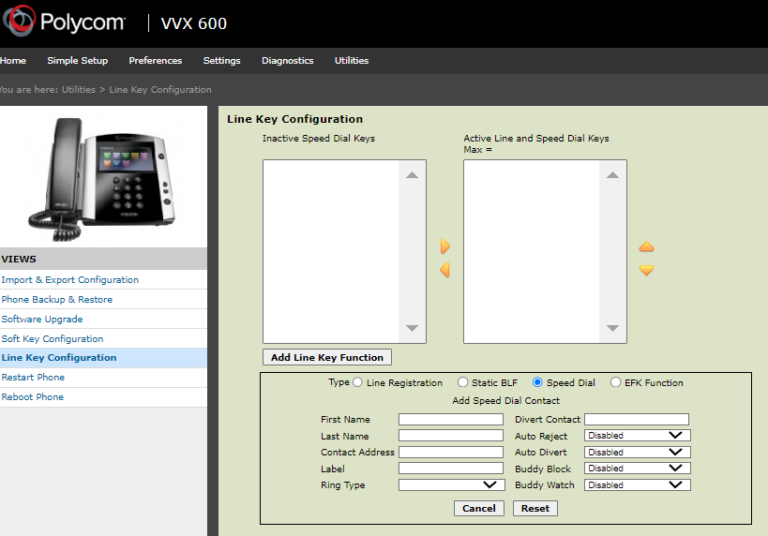 How to Manually Set a Speed Dial or BLF in Your VVX Series
